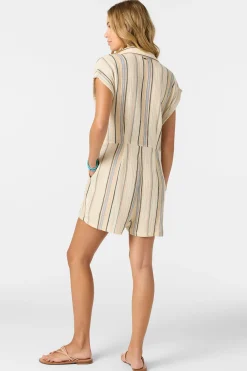 Jumpsuits & Rompers^O'Neill Kamilla Stripe Romper - | tapioca