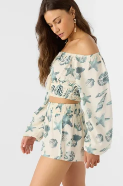 Tops^O'Neill Kammie Long Sleeve Top - | winter white