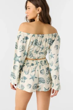 Tops^O'Neill Kammie Long Sleeve Top - | winter white