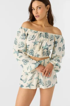 Tops^O'Neill Kammie Long Sleeve Top - | winter white