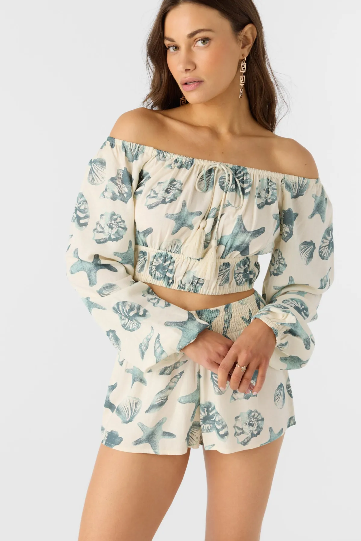 Tops^O'Neill Kammie Long Sleeve Top - | winter white