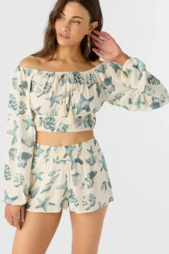 Tops^O'Neill Kammie Long Sleeve Top - | winter white