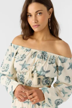 Tops^O'Neill Kammie Long Sleeve Top - | winter white