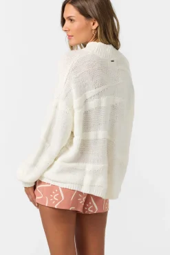 Sweaters, Hoodies & Fleece^O'Neill Kastalyn Long Sleeve Sweater - | winter white