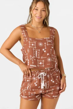 Tops^O'Neill Keely Sleeveless Top - | rustic brown