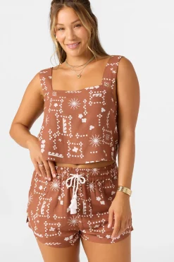 Tops^O'Neill Keely Sleeveless Top - | rustic brown