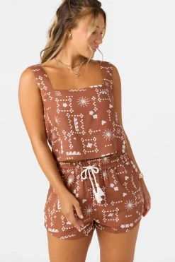 Tops^O'Neill Keely Sleeveless Top - | rustic brown
