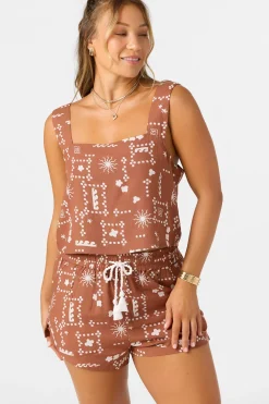 Tops^O'Neill Keely Sleeveless Top - | rustic brown