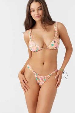 Bikini Tops^O'Neill Kelly Floral Menorca Triangle Top - | desert flower