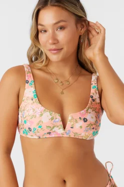 Bikini Tops^O'Neill Kelly Floral Popoyo Bralette Top - | desert flower