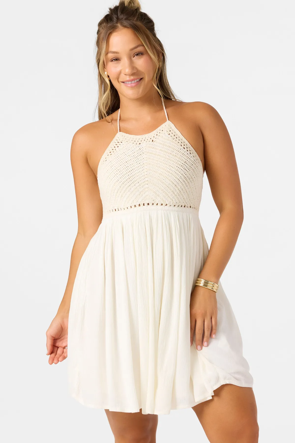 Dresses^O'Neill Kindra Short Dress - | winter white