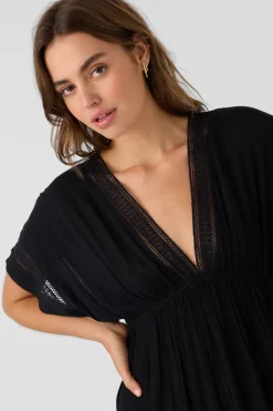 Swim Cover-Ups^O'Neill Kleo Woven Cover-Up Dress - | black