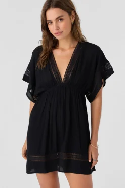 Swim Cover-Ups^O'Neill Kleo Woven Cover-Up Dress - | black