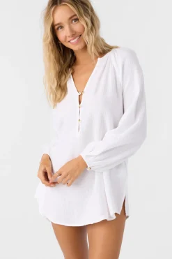 Swim Cover-Ups^O'Neill Krysten Tunic Dress - | white