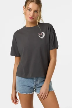 Graphic Tees & Tanks|New Arrivals^O'Neill La Luna Easy Tee washed black