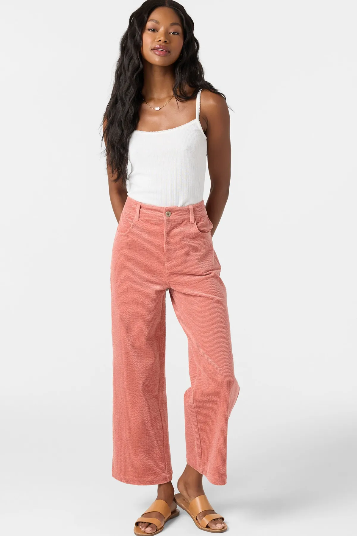 Bottoms^O'Neill Langford Cord Pant Pants - | desert sand