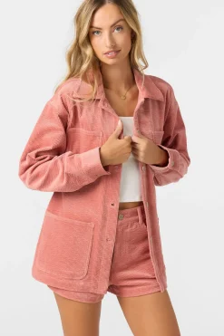 Jackets^O'Neill Langford Shacket Jacket - | desert sand
