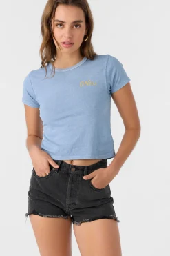 Bottoms^O'Neill Lanisa Denim Shorts - | washed black