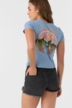 Bottoms^O'Neill Lanisa Denim Shorts - | washed black