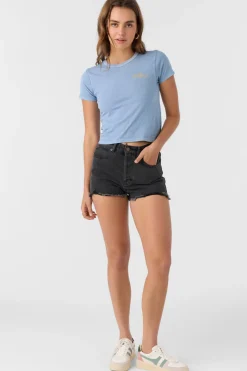 Bottoms^O'Neill Lanisa Denim Shorts - | washed black