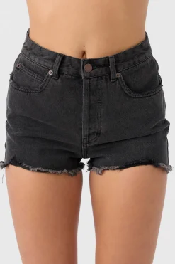 Bottoms^O'Neill Lanisa Denim Shorts - | washed black