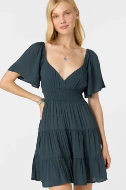 Dresses^O'Neill Layken Solid Short Dress - | slate