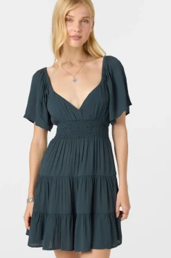 Dresses^O'Neill Layken Solid Short Dress - | slate