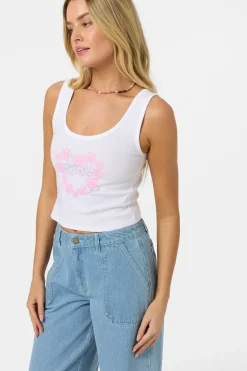 Graphic Tees & Tanks^O'Neill Leah Hawaii Scoopneck Tank white