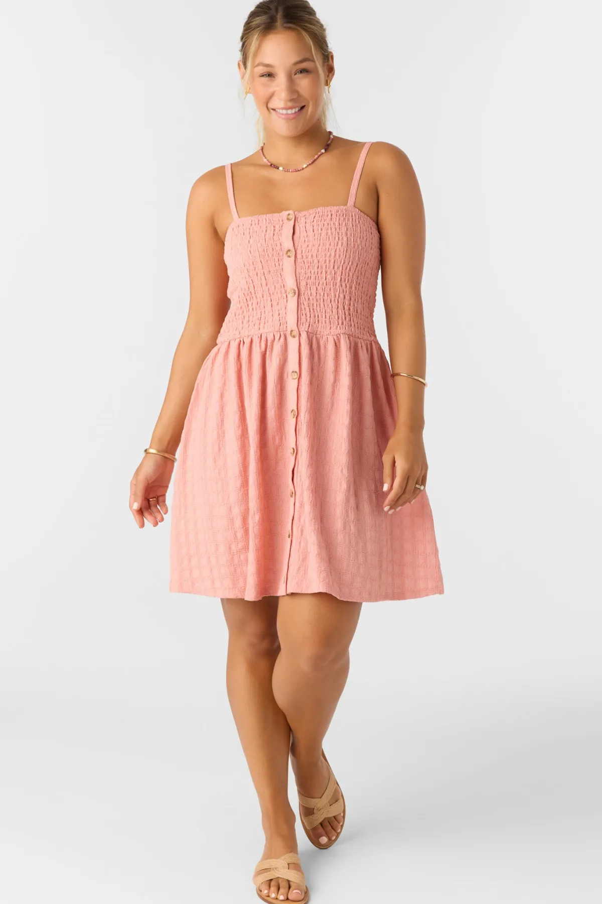 Dresses^O'Neill Leighton Short Dress - | coral haze