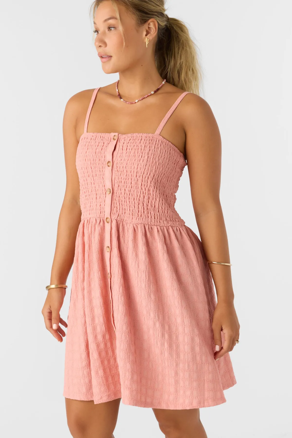 Dresses^O'Neill Leighton Short Dress - | coral haze
