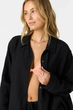 Tops^O'Neill Leni Relaxed Long Sleeve Top - | black