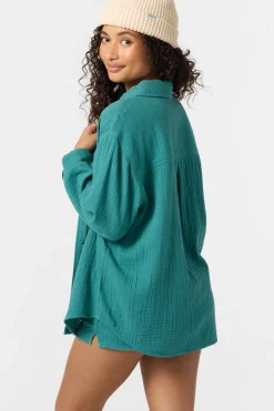 Tops^O'Neill Leni Relaxed Long Sleeve Top - | north sea
