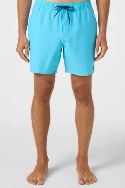 Short Length^O'Neill Lennox Hermosa Solid 17" Swim Trunks Trunks - | aquarius