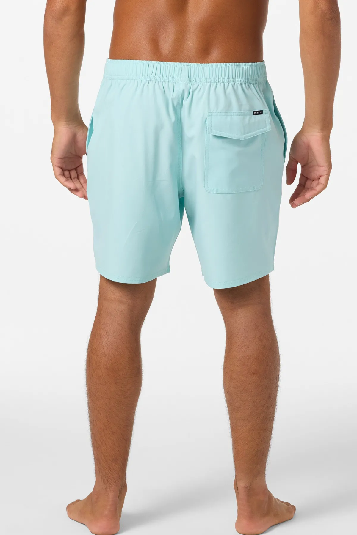 New Arrivals^O'Neill Lennox Hermosa Solid Volley 17" Swim Trunks canal blue