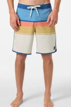 Boardshorts New Arrivals|Mid Length^O'Neill Lennox Scallop 19" Boardshorts - | lt khaki