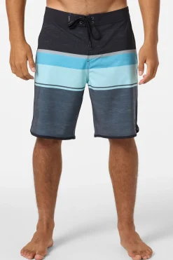 Boardshorts New Arrivals|Mid Length^O'Neill Lennox Scallop 19" Boardshorts - | phantom