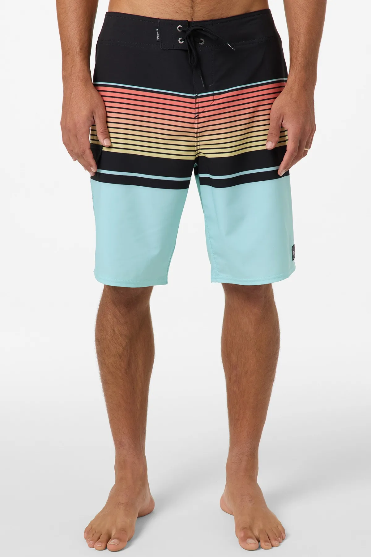 New Arrivals|Boardshorts New Arrivals^O'Neill Lennox Stripe 21" Boardshorts - | canal blue