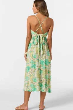 Dresses^O'Neill Leona Midi Dress - | peacock green