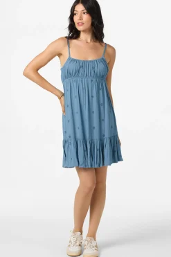 Dresses^O'Neill Leyton Emb Short Dress - | provincial blue