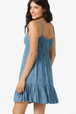 Dresses^O'Neill Leyton Emb Short Dress - | provincial blue