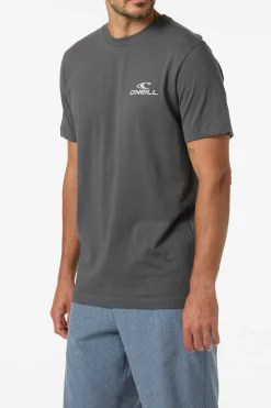 New Arrivals^O'Neill Lineup Classic Tee dark shadow