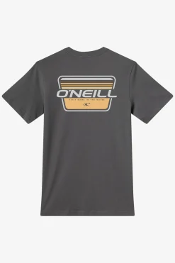 Tees & Tanks^O'Neill Lineup Classic Tee Standard Fit Tee - | dark shadow