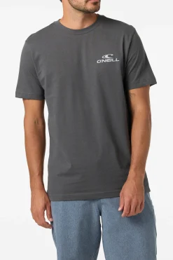 Tees & Tanks^O'Neill Lineup Classic Tee Standard Fit Tee - | dark shadow