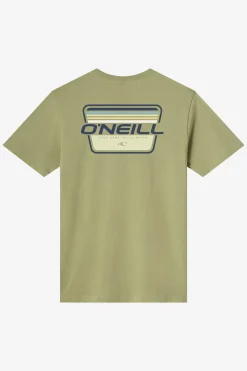 Tees & Tanks^O'Neill Lineup Classic Tee Standard Fit Tee - | oil green