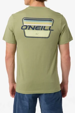 Tees & Tanks^O'Neill Lineup Classic Tee Standard Fit Tee - | oil green