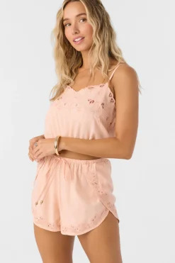 Bottoms^O'Neill Lisbon Beach Shorts - | coral pink
