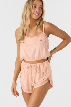 Bottoms^O'Neill Lisbon Beach Shorts - | coral pink