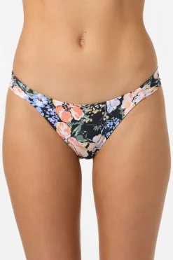 Bikini Bottoms^O'Neill Liz Floral Kee Beach Full Bottoms - | black