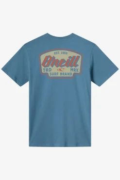 New Arrivals|Tees & Tanks^O'Neill Locksmith Classic Tee Standard Fit Tee - | blue fusion