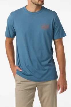 New Arrivals|Tees & Tanks^O'Neill Locksmith Classic Tee Standard Fit Tee - | blue fusion
